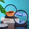 7-дюймовый зыбучий песок, вид на глубоководное море, художественная картина, песочные часы, 3D-динамический дисплей, движущаяся картина из песка, украшение для дома и офиса, подарки