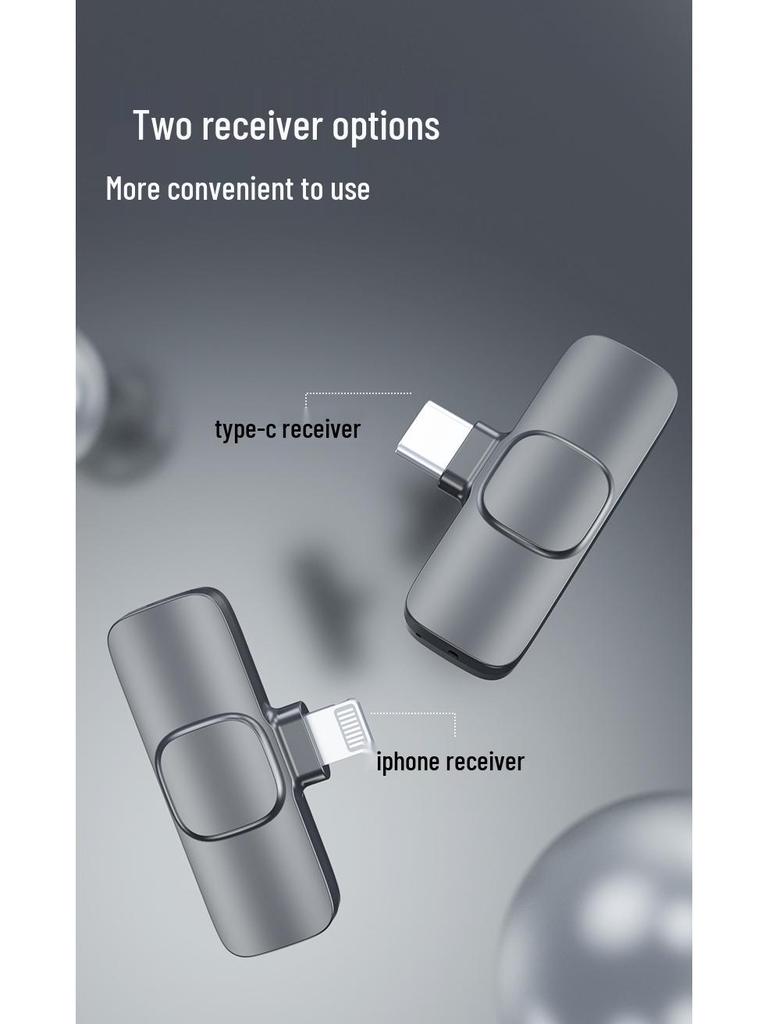 Wireless Lavalier Mic for Mobile Live Streaming & Interviews: Dual Recording & Noise Reduction