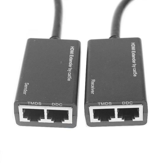 2 шт. HDMI-совместимый в 3D 1080P RJ45 Cat5e/6 LAN Ethernet балун-удлинитель-повторитель адаптер