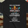 Джон Сайкс гитарист хард-рок черная футболка Унисекс Все размеры S-45XL JJ5110