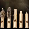 Brass Keychain Pure Copper Handmade Retro Personality Whistle Pendant Children's Outdoor Survival Training Camp Whistle