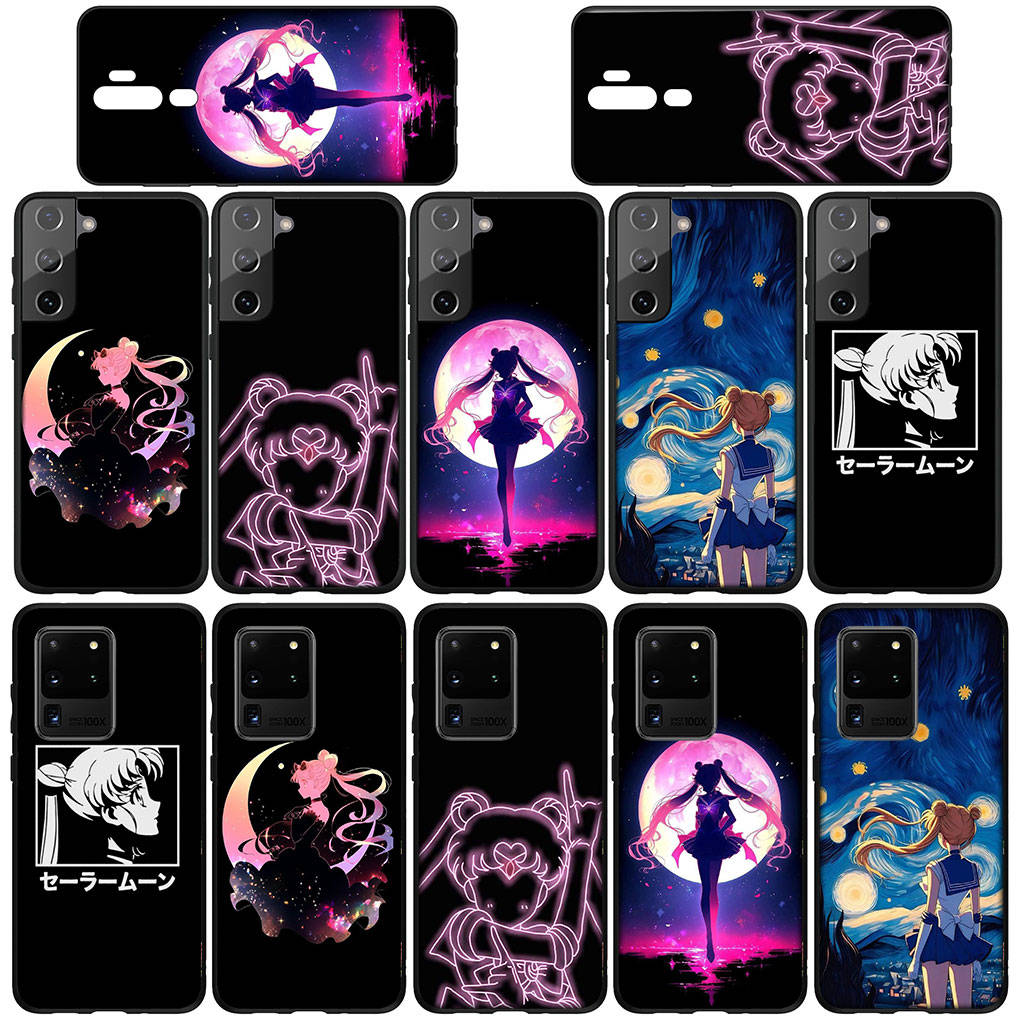 Чехол для iPhone 16 15 Xiaomi Redmi Note 14 13 12 11 Pro Max X 8 9 16e Samsung Galaxy S25 S24 S23 Moto OPPO Huawei Girl Lovely Sailor Moon Phone Case