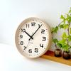 KATOMOKU plywood clock 23 Natural Wall Clock with Continuous Second km-145NARCS Hand, 304mm (SKP Radio-Controlled Clock)