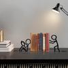 Уникальные декоративные подставки для книг Декор для чтения Декор книжной полки Ограничитель для книг Металлические настольные подставки для книг Офис Школа