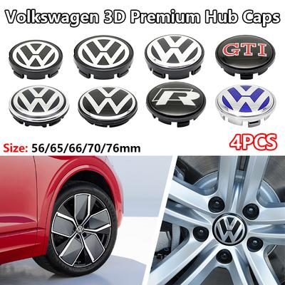 2026 Горячие Для Volkswagen VW 4 шт. Колпачки ступицы колеса VW 56 мм 65 мм 66 мм 70 мм 76 мм колпак колеса Для VW Golf 4 5 6 7 Passat B5 B6 B7
