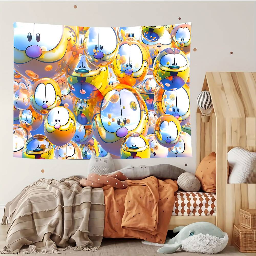 Cute CatGGarfieldsBackdrop Tapestry Customizable Tapestries Of Various Styleswall Hangings Celebrity Photo Printing