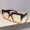 Retro Anti-Blue Light Glasses Transparent Plain Glasses Ins Square Eyeglasses  Party Props