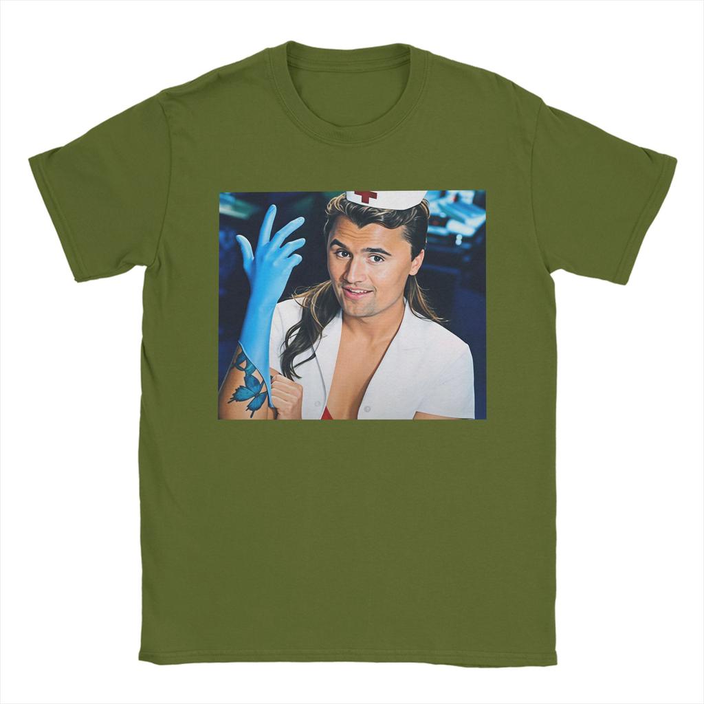 Amazing Nurse Charlie Kirk Tshirt For Unisex Crewneck 100 Cotton T Shirts Short Sleeve Tees Plus Size Clothes
