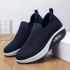 Fashion Women Walking Shoes Air Cushion Non Slip Orthopedic Shoes Ladies Platform Mules Breathable Wedge Female Sneakers 2025 Size 42