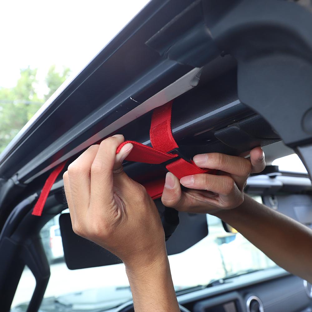 Верхняя ручка для захвата двери автомобиля с сумкой для хранения для Jeep Wrangler BJ40 Аксессуары для интерьера