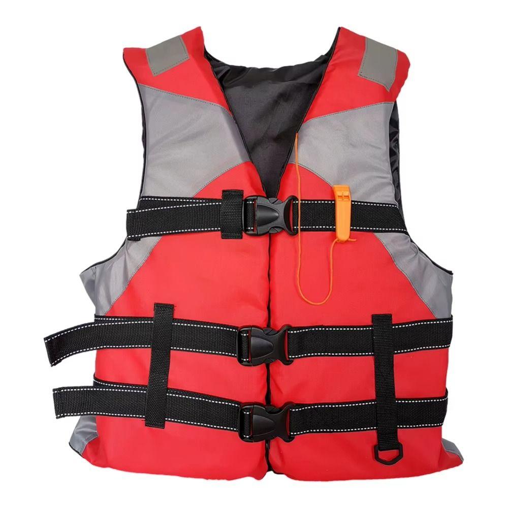 Easily Adjustable Adults Life Jacket Waterproof Aid Safety Jacket Water Sport Vest  Boating