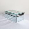 Crystal Glass Jewelry Box Trinkets Watch Case Storage Box Jewelry Accessories Display Containers Velvet Ring Earring Showcase