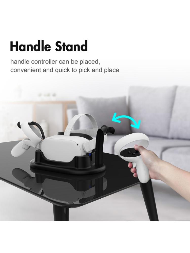 Магнитная зарядная станция, быстрая зарядка, подставка для хранения 2 очков виртуальной реальности, магнитная ручка, аксессуары