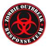 Zombie Outbreak Survival Sprint Brooch - Metal Alloy Badge Accessory