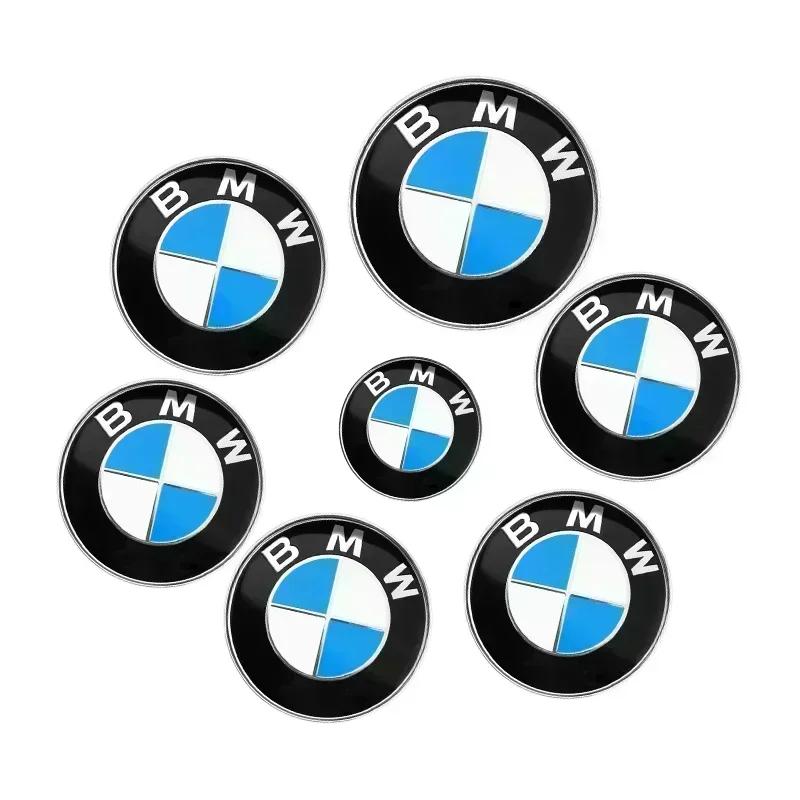 For BMW 5SF1117pcs 45mm 68mm 74mm 82mm Car Logo Front Hood Emblem rear boot badge for BMW E63 E64 E68 F03 F04 F15 E71 E72 E70 E83 E84 E92 E93