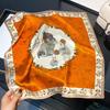 100% Natural Real Silk Scarf Women Mulberry Luxury Square Fashion Print Hair Neckerchief Schal Shawl Wraps Hijab Bandana Scarves