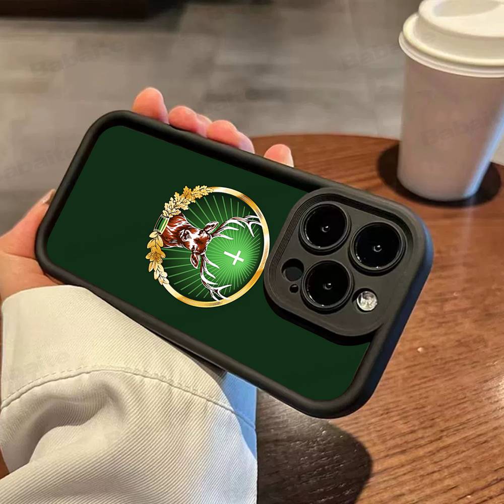 Горячий J-JaegermeisterS Для IPhone 17 Pro Max 16 15 14 13 12 11 Plus Черный Мягкий Чехол для Телефона