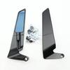 2Pcs 360-Degree Rotating Wind Wing Side Mirrors Motorcycle Rear View Mirrors Versatile Compatibility Adjustable Shatterproof