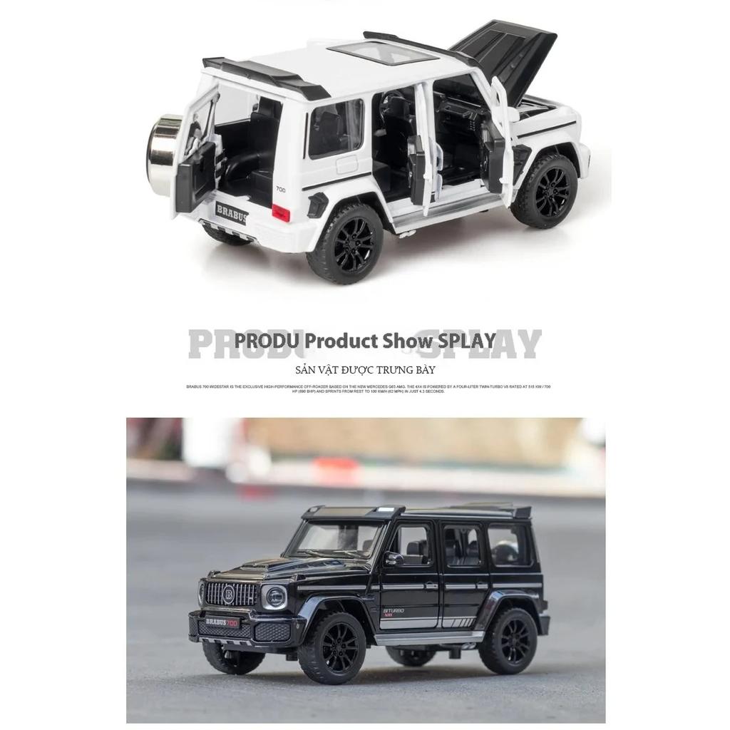 1/32 BENZ G700 Alloy Car Model Simulation Toy Diecast Vehicles Off-road SUV with Sound N Light Collectible Kids' Gift 111