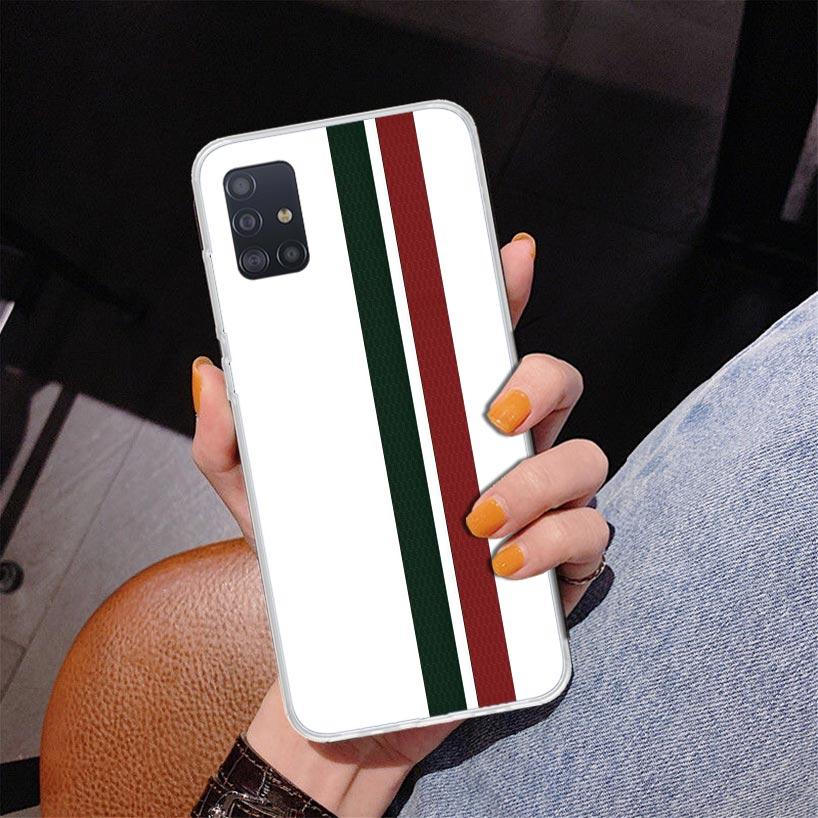Luxury Sports Line Cool Stripes Phone Case For Samsung Galaxy A52 A32 A22 A12 A51 A31 A50S A30S A20S A10S Note 20 Ultra 10 Plus