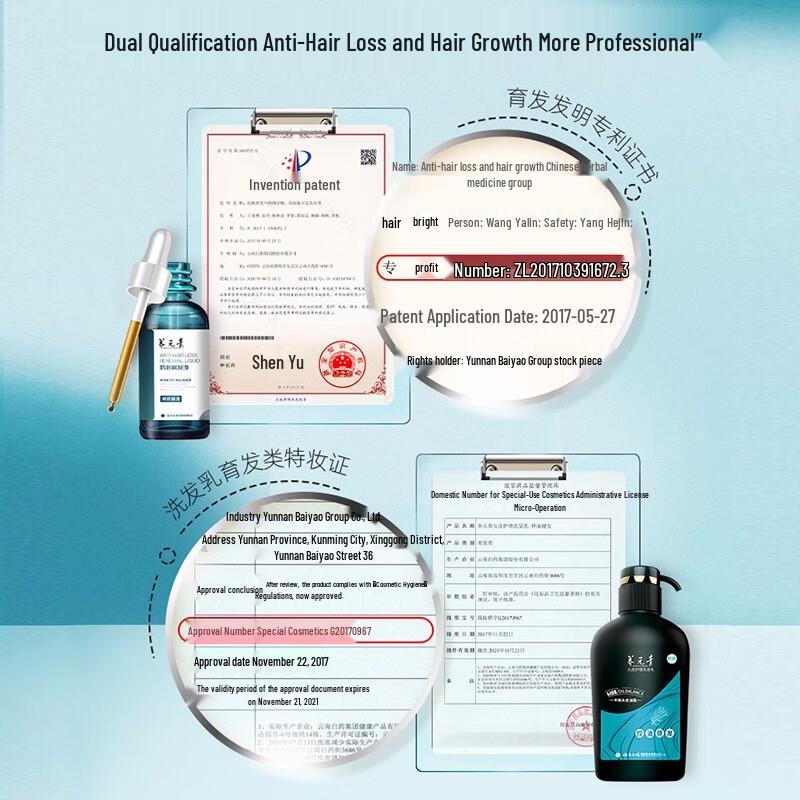 Yang Yuan Qing Men's Anti-Hair Loss & Strengthening Hair Care Set