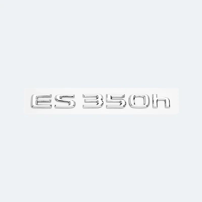 3D Metal Car Letters Rear Trunk Badge Sticker For Lexus Series ES200 ES240 ES250 ES300 ES350 Chrome Glossy Black Emblem