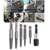 Hexagonal Handle Broken Head Screw Extractor Black Quick Release Electric Hexagonal Broken Thread Removal Tool Set