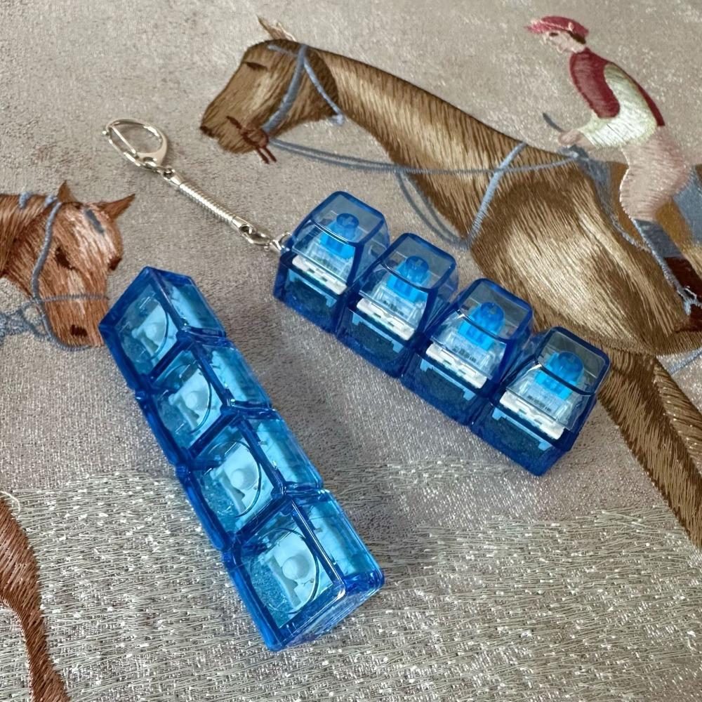 Снятие стресса Непоседа Кликер Игрушка Светодиодная Клавиатура Декомпрессионный Брелок Новый Брелок Для Взрослых