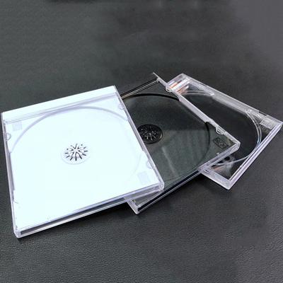 Высококачественная прозрачная нижняя коробка для CD Пустой футляр для CD Пластиковый футляр для CD из ПП Вместимость футляра для CD 1-2 диска