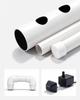VEVOR Hydroponics Growing System Kit, 3-Tier 90 Sites UPVC Pipe Hydroponic Grow Kit with Timed Irrigation, Sun & Light Blocking Pipes
