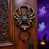 Декоративное кольцо для двери в стиле «паук» на Хэллоуин, антикварное украшение для дома, придающее ему ощущение роскоши.