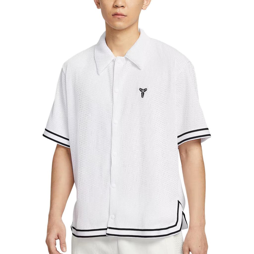 Nike SS25 Мода Мягкая Удобная Универсальная Футболка с Коротким Рукавом Мужские рубашки Белая IB0021100