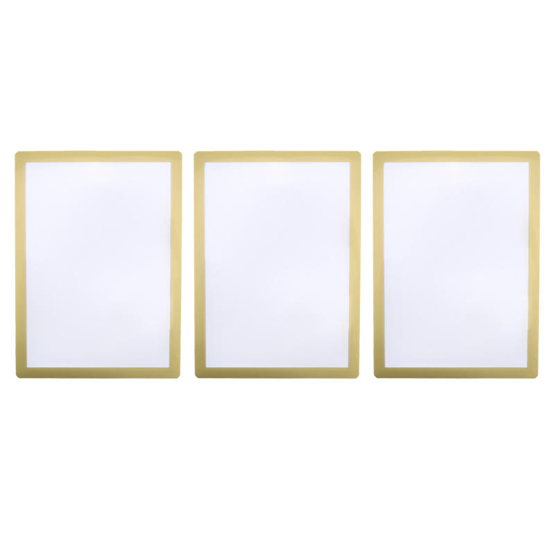 3PCS Magnetic Poster Display Frame A4/A6 Self-adhesive Non-developmental Photo Art Wall Sticker Frame for Photos Certificate