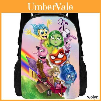 Школьный и дорожный рюкзак «Головоломка 2» (Inside Out 2) с отделениями для хранения