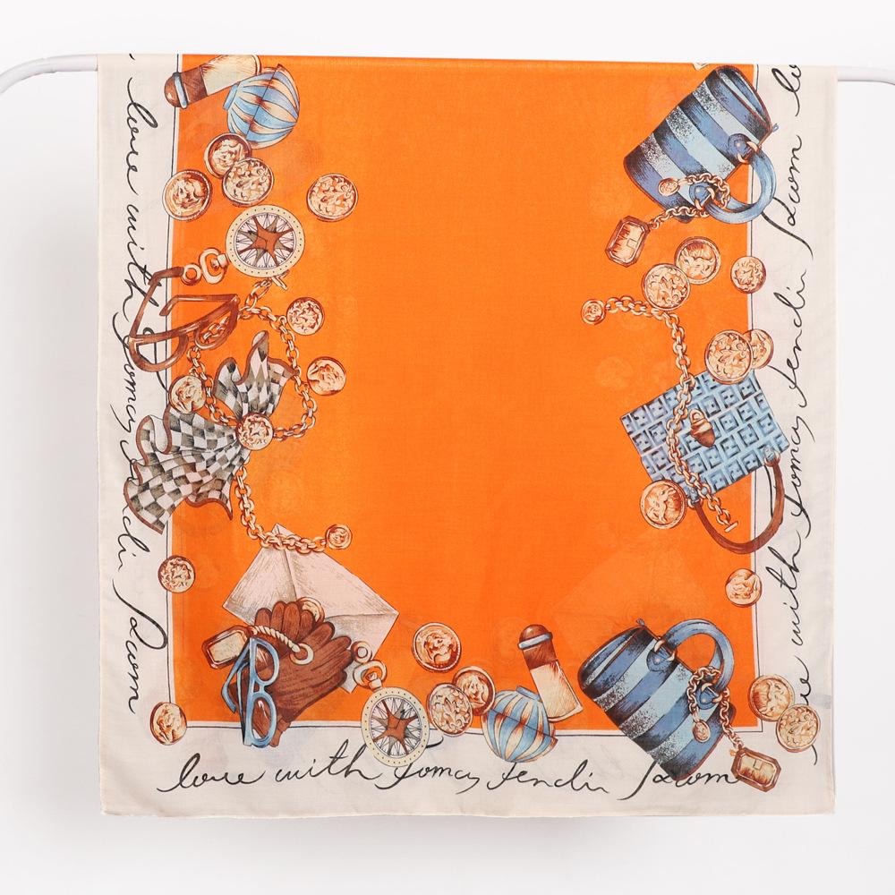 Section Scarf Shawl Air-conditioning Female Cotton Linen Bag Bag Long Scarf Hitching Fashion Yangqi Silk Scarf