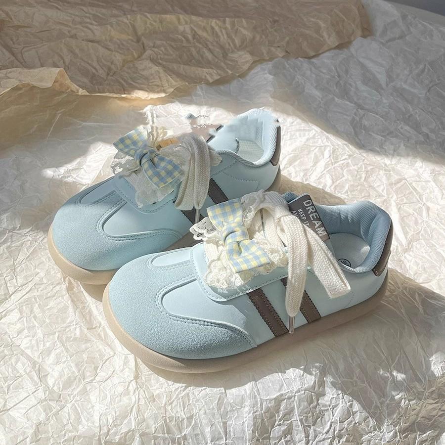 Женская обувь Dexun 2025 новая весна-лето нишевый дизайн универсальные маленькие белые туфли ретро кэжуал платформа повседневная женская обувь