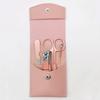 4/12/16pcs Manicure Cutters Anti Splash Nail Clipper Set Bag Household Rose Gold Ear Spoon Nail Clippers Pedicure Nail Scissors Tool Sharpe Home Use