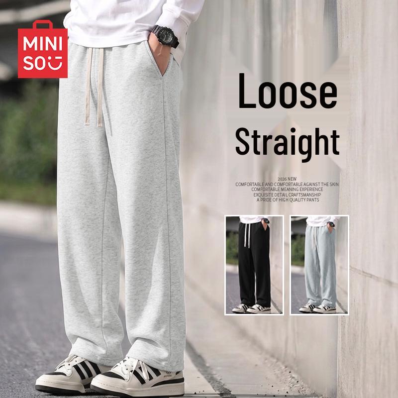 MINISO Мужские повседневные брюки прямого кроя