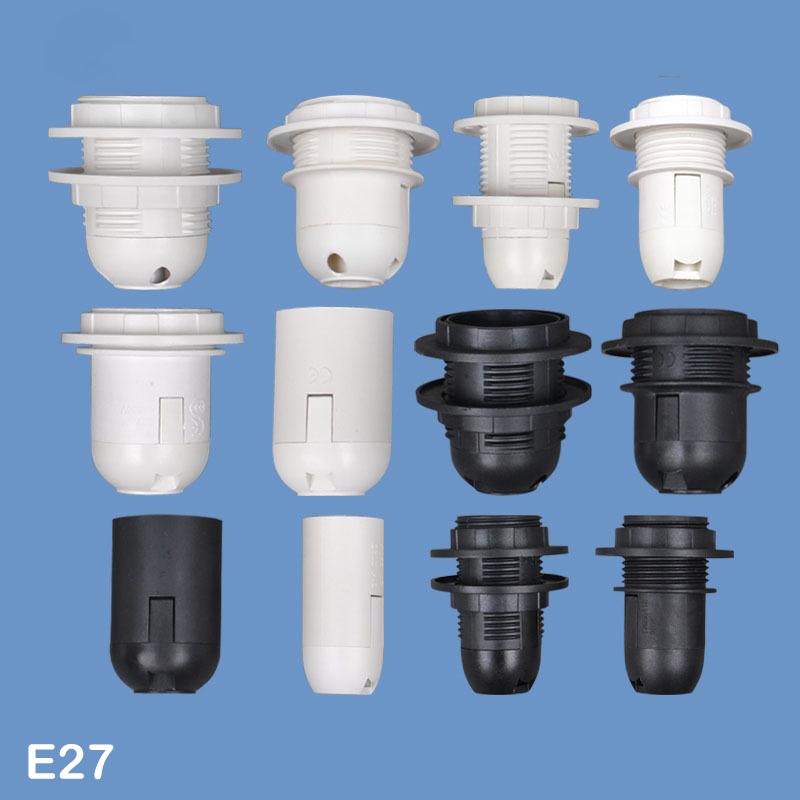 Led Light Bulb Lamp Base Head Power Holder AC Lampholder E14 E27 M10 Socket Electric Pendant Socket Screw Lamp Shade Converter