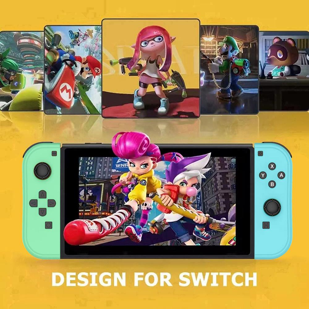 Геймпад Joy-Con для Nintendo Switch/OLED/Lite Беспроводной Bluetooth-джойстик с функцией вибрации, турбо и пробуждения