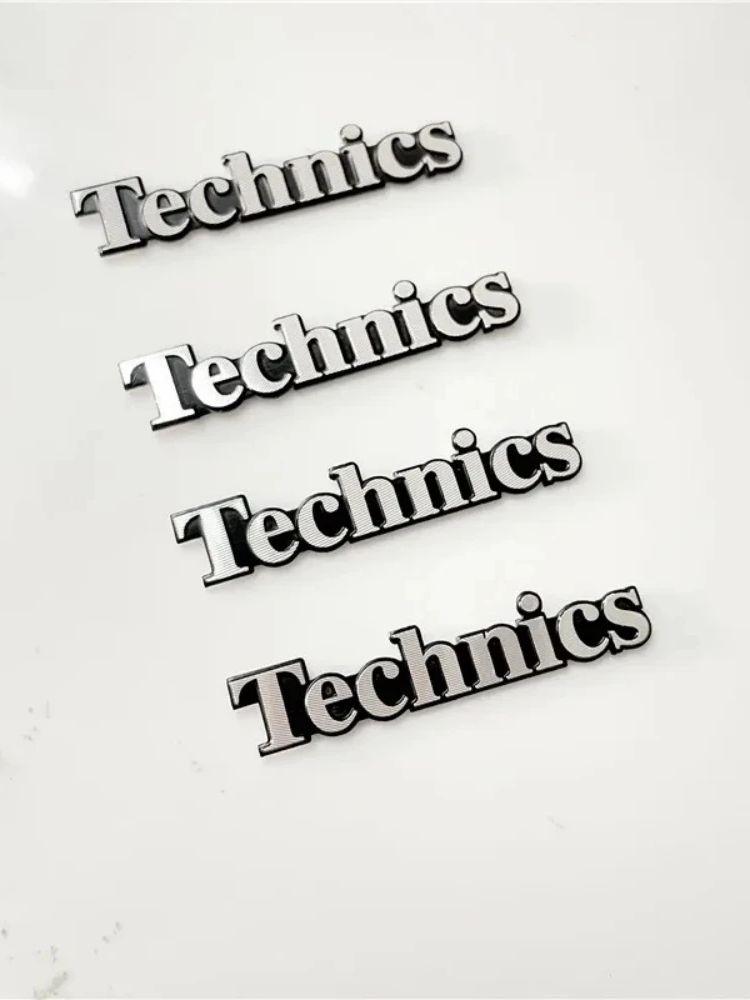 4X Техник Динамик 46x9мм алюминиевая наклейка стайлинг автомобиля technics значок эмблема динамика стерео Наклейка Автоаксессуары