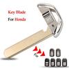 Jingyuqin 10PCS/Lot Remote Smart Emergency Key Insert Key Blank For Honda Accord Odysee Civic Crosstour Keyless Uncut Blade