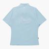 MunSingwear Women S Woven Collar T ShirT lighT Blue mr122pTS31