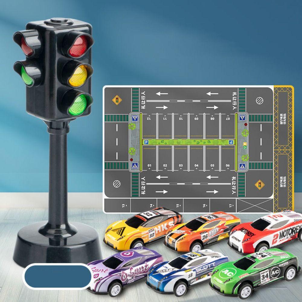 Ранняя образовательная модель Дорожный свет Безопасность дорожного движения Светофор Игрушки Мини-светофор Детские игрушки