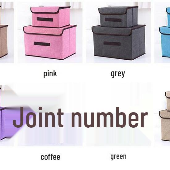 Складной ящик для хранения из нетканого материала под лен для одежды и игрушек, доступен в больших и малых размерах.