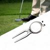 Инструмент для ремонта дивотов для гольфа с магнитным маркером для гольф-мяча, очиститель канавок клюшки, вилка для паттинг-грина, аксессуары для сумки для гольфа