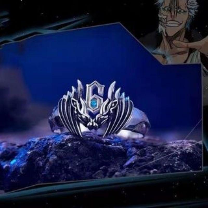 Аниме BLEACH Куросаки Ичиго Хицугая Тоширо Кольцо Косплей Реквизит Украшения Кольца для пары Регулируемые Аксессуары для тематической вечеринки