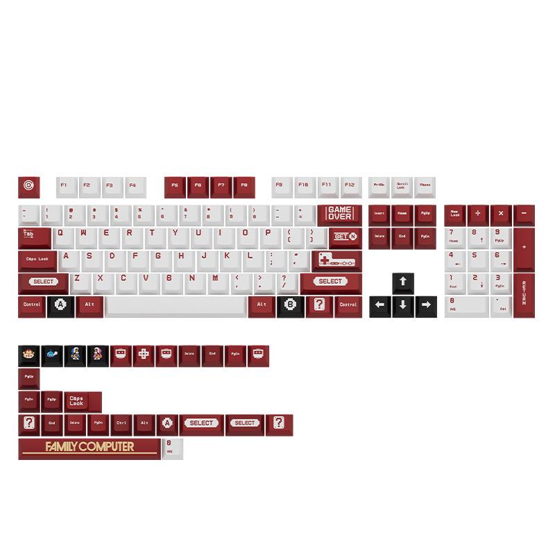 Колпачок для ключей из нектарина из ПБТ MOA/XDA/Cherry Profile, двойной колпачок для ключей, термосублимационная механическая клавиатура для индивидуальной настройки