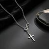 Retro Cross Clavicle Necklace: Elegant and Trendy Versatile Accessory for Women.