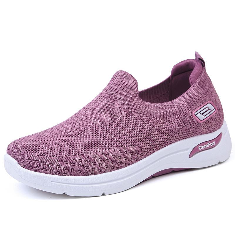 Shoes Women's 2025 New Foreign Trade Women's Shoes Casual and Lightweight Soft-soled Mother Shoes Welfare Shoes Breathable Sports Shoes Women